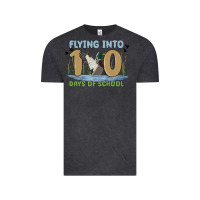 Vintage Black flying into 100 days of school Vintage Tee - MaliasSmallBusiness