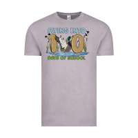 Vintage Zinc flying into 100 days of school Vintage Tee - MaliasSmallBusiness