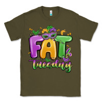 Army Green fat tuesday Classic Tee - MaliasSmallBusiness