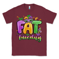 Burgundy fat tuesday Classic Tee - MaliasSmallBusiness