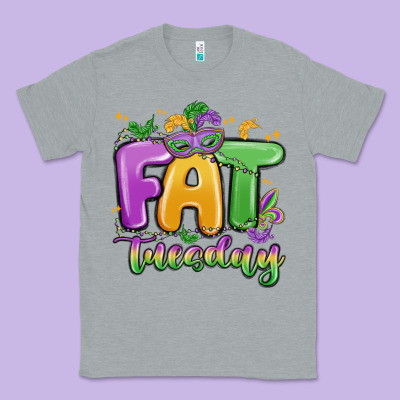 Fat Tuesday Classic Tee Designed By Maliassmallbusiness