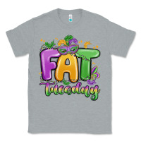 Heather Grey fat tuesday Classic Tee - MaliasSmallBusiness