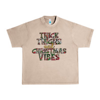 French Oak thick thighs and Christmas vibes Urban Heavy Tee - AdoDesignShop