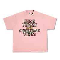 Salmon thick thighs and Christmas vibes Urban Heavy Tee - AdoDesignShop