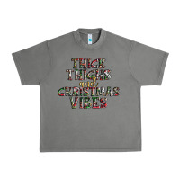 Tornado thick thighs and Christmas vibes Urban Heavy Tee - AdoDesignShop