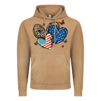 Vintage Camel american flag leopard hearts Vintage Hoodie - MaliasSmallBusiness
