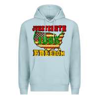 Blue Mist juneteenth 1865 freedom Premium Hoodie - CowGirlArtShop