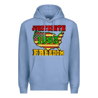 Colony Blue juneteenth 1865 freedom Premium Hoodie - CowGirlArtShop