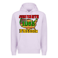 Lilac juneteenth 1865 freedom Premium Hoodie - CowGirlArtShop
