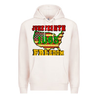Pale Pink juneteenth 1865 freedom Premium Hoodie - CowGirlArtShop