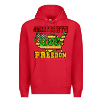 Red juneteenth 1865 freedom Premium Hoodie - CowGirlArtShop