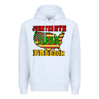 White juneteenth 1865 freedom Premium Hoodie - CowGirlArtShop