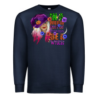 Navy in a world full of princesses be a witch Premium Sweatshirt - CowGirlArtShop
