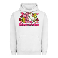 Pigment Lunar Rock My first valentine's day unicorn Urban Hoodie - FaDigitalArtStudio