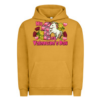 Pigment Peanut Butter My first valentine's day unicorn Urban Hoodie - FaDigitalArtStudio