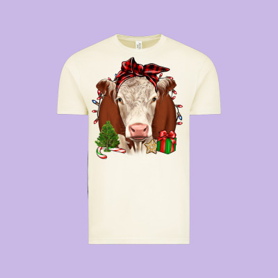 Christmas Hereford Vintage Tee Designed By Jahusdesignshop