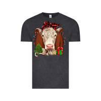 Vintage Black Christmas Hereford Vintage Tee - JahusDesignShop