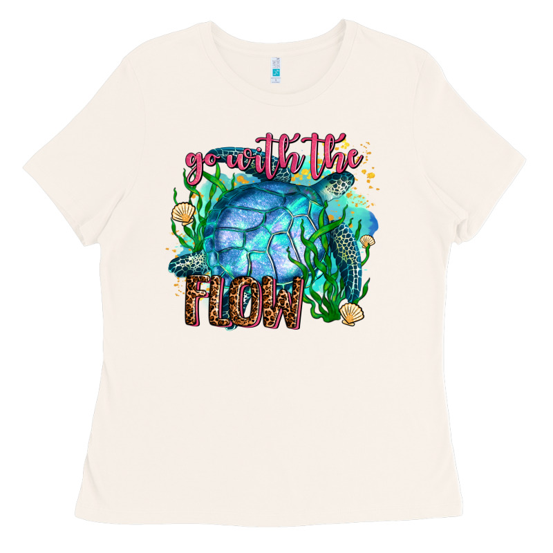 Go With The Flow Ladies Tee by AdoDesignShop | Teevron