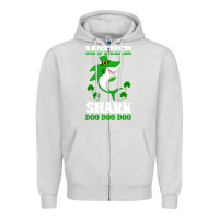 Dove Grey Mother Shark Doo Doo Doo Zipper Hoodie - Bettercallsaul