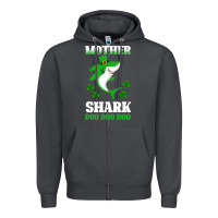 Mother Shark Doo Doo Doo Zipper Hoodie | Teevron