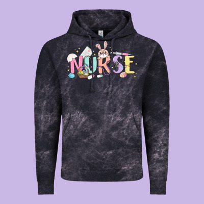 Easter Nurse Vintage Hoodie Designed By Maliassmallbusiness