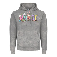 Cloud Rock easter nurse Vintage Hoodie - MaliasSmallBusiness