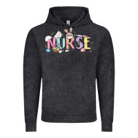 Vintage Black easter nurse Vintage Hoodie - MaliasSmallBusiness