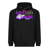 Black mardi gras cruise Heavyweight Hoodie - CowGirlArtShop