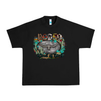 Black rodeo kind of girl Urban Heavy Tee - MaliasSmallBusiness