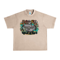 French Oak rodeo kind of girl Urban Heavy Tee - MaliasSmallBusiness