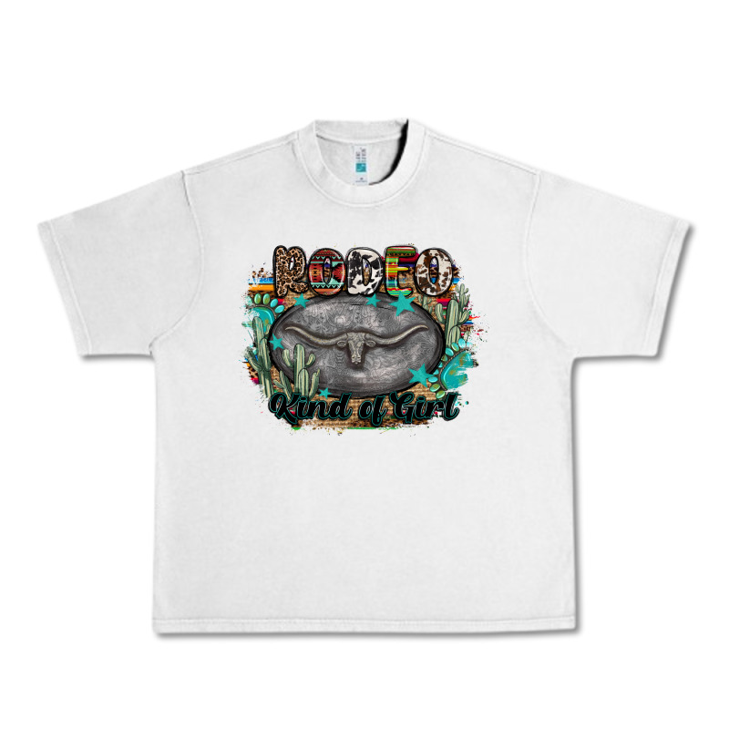 Rodeo Kind Of Girl Urban Heavy Tee by MaliasSmallBusiness | Teevron