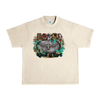 Sandshell rodeo kind of girl Urban Heavy Tee - MaliasSmallBusiness