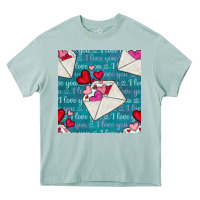 Arona valentines day envelope with hearts Heavy Core Tee - BundleAndBundleShop