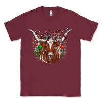 Burgundy christmas  texas longhorn Classic Tee - JahusDesignShop