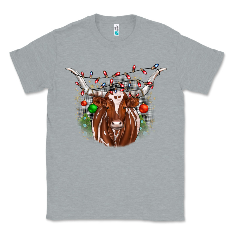 Christmas  Texas Longhorn Classic Tee by JahusDesignShop | Teevron