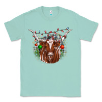Seafoam christmas  texas longhorn Classic Tee - JahusDesignShop