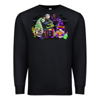 Black halloween gnome Premium Sweatshirt - CowGirlArtShop