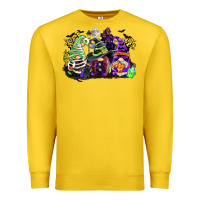 Lemon halloween gnome Premium Sweatshirt - CowGirlArtShop