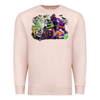 Pale Pink halloween gnome Premium Sweatshirt - CowGirlArtShop