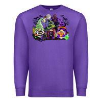 Purple halloween gnome Premium Sweatshirt - CowGirlArtShop