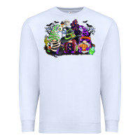 White halloween gnome Premium Sweatshirt - CowGirlArtShop