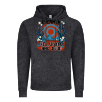 Vintage Black dream' in red white and blue Vintage Hoodie - MaliasSmallBusiness
