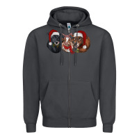 Smoke christmas heifers Zipper Hoodie - RanaPortraitStore