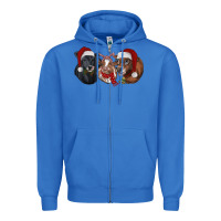 True Royal christmas heifers Zipper Hoodie - RanaPortraitStore