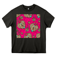 Asphalt valentines day lock and key seamless pattern Heavy Core Tee - BundleAndBundleShop