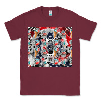 Burgundy american ice cream Classic Tee - CowhideDigitalArt
