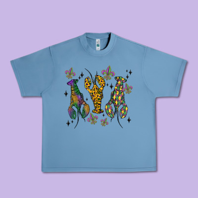 Mardi Gras Crawfish Urban Heavy Tee Designed By Maliassmallbusiness