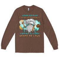 Chestnut A Pinch Of Patience a Das Of Kindness Long Sleeve Tee - MaliasSmallBusiness