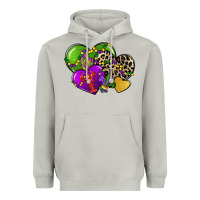 Moon Dust mardi gras hearts cg (1) Heavyweight Hoodie - CowGirlArtShop