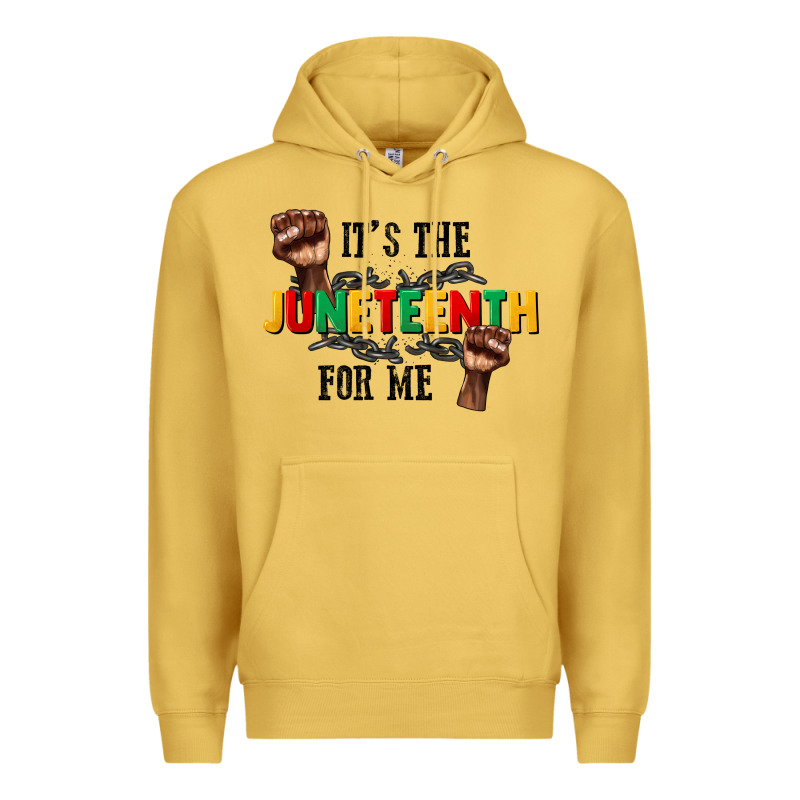 Its The Juneteenth For Me Premium Hoodie by CowGirlArtShop | Teevron